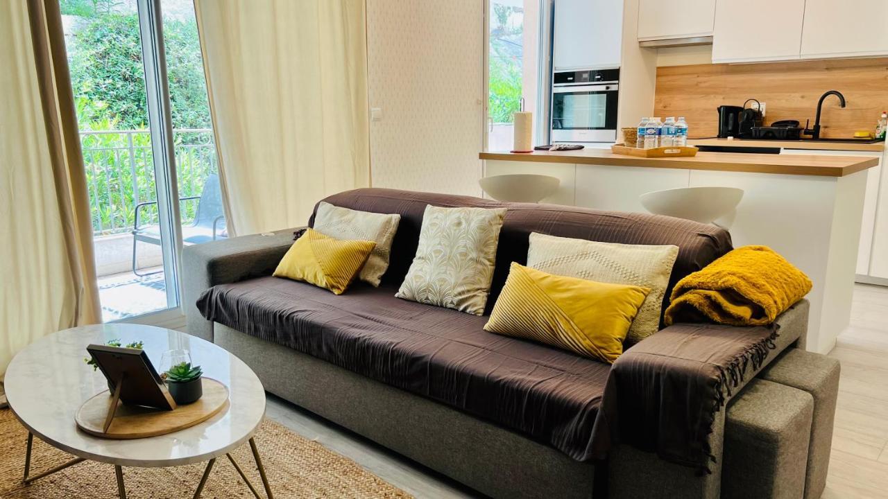 La Villa Ondine - Spacieux Appartement Sur Les Collines Nicoises - Piscine - 2 Parkings - Clim - Wifi Nisa Exterior foto